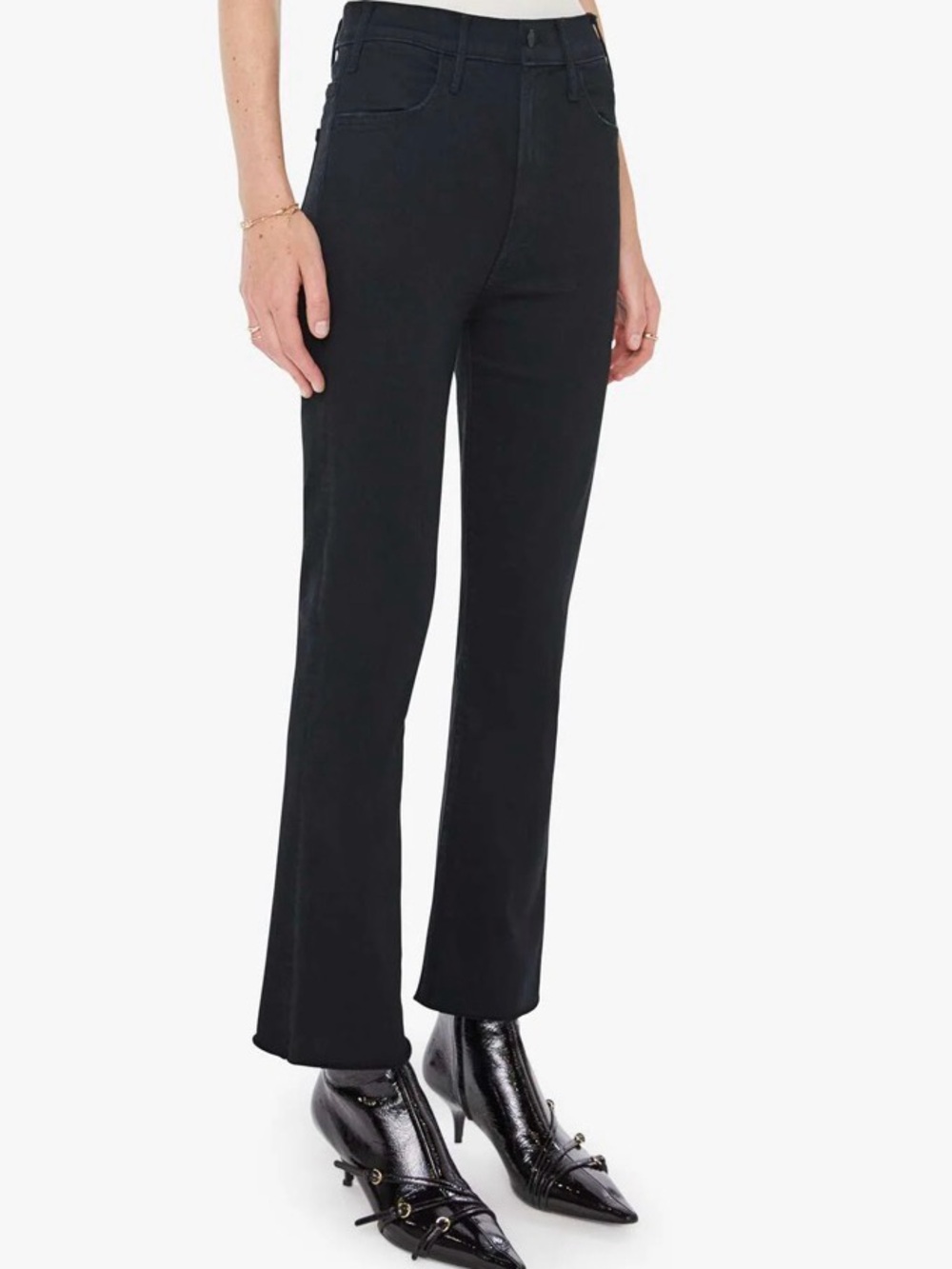 MOTHER the hustler ankle fray, not guilty - size 33